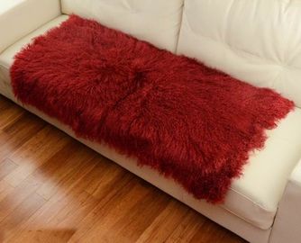Chine petit tapis de peau de mouton de laine de 10 -15cm grand, couverture de coureur de peau de mouton pour la housse de siège à la maison de sofa fournisseur