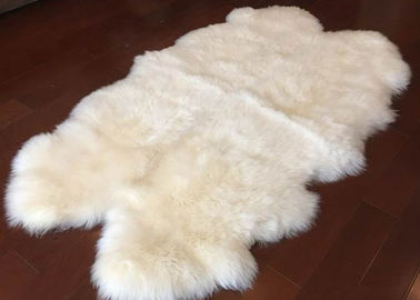 Chine Vraie laine de la taille adaptée aux besoins du client 110 x180cm Australie de peau de mouton par couverture la longue cache la couverture fournisseur
