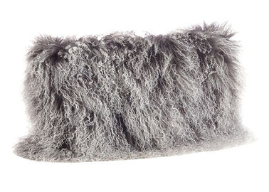 Chine L'oreiller tibétain de sofa de peau de mouton couvre de longs cheveux bouclés de 10-15cm pour le lit/sofa/chaise fournisseur