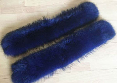 Chine Accessoires bleus d'équilibre de manteau de vrai de raton laveur du collier 100% de fourrure de raton laveur grands collier de fourrure fournisseur