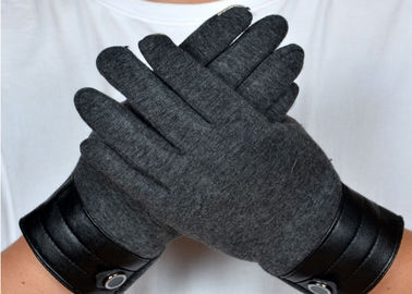 Chine Gants gris-foncé d'écran tactile de dames, gants d'hiver avec des doigts d'écran tactile  fournisseur