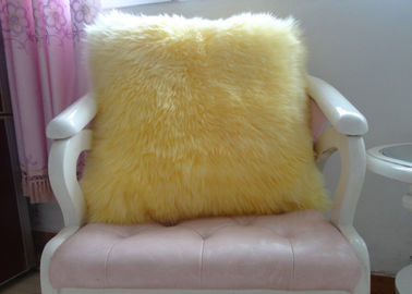 Chine Le double de coussin de laine d'agneau de peau de mouton de Shearling a dégrossi pour le lit/sofa décoratifs fournisseur