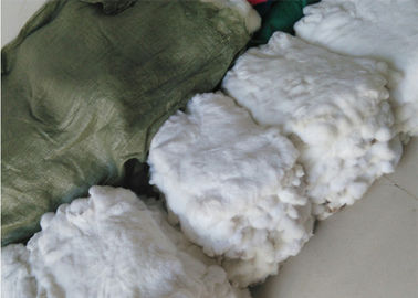 Chine Fourrure véritable de lapin de vestes pour le jet d'hiver, peaux blanches de fourrure de lapin de 22*30cm  fournisseur