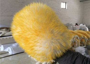 Chine Double couleur de lavage réutilisable de jaune de gant de gant de voiture dégrossie avec la laine pure de 100% fournisseur
