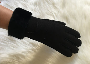 Chine la peau de mouton de la meilleure qualité des hommes a ouvré les gants en cuir d'agneau de gants de doublure de laine fournisseur