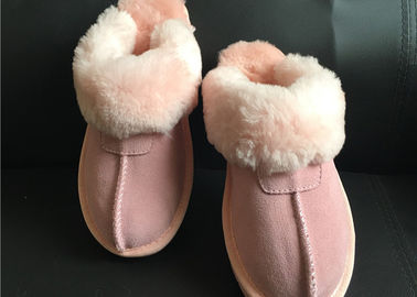 Chine L'AUSTRALIE badine les chaussures d'intérieur chaudes d'hiver de châtaigne de pantoufles de peau de mouton fournisseur