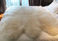 Peaux molles du blanc six de la fourrure 6P de vrai de peau de mouton de couverture d'extra large de peau de mouton tapis de région fournisseur