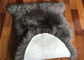 Couverture blanche ene ivoire de jeu du flocon de neige de l'enfant à la maison de luxe d'utilisation de vraie couverture de peau de mouton 2 x 3 pi fournisseur