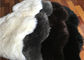 Couverture blanche ene ivoire de jeu du flocon de neige de l'enfant à la maison de luxe d'utilisation de vraie couverture de peau de mouton 2 x 3 pi fournisseur