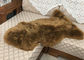 Couleur de Brown foncé de couverture de peau de mouton de longue laine de Merino vraie pour la conception à la maison de plancher fournisseur