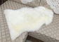 Quatre couvertures véritables de peau de mouton de peau, couverture à la maison naturelle crème blanche de peau de mouton  fournisseur