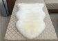 Longue couverture australienne véritable à la maison de peau de mouton avec la laine gris-clair 60x90cm fournisseur