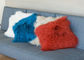 Forme décorative d'oreiller de couverture de coussin de vraie fourrure mongole pour la chambre à coucher de salon fournisseur