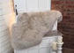 Couverture chaude 140 *180cm de peau de mouton de quadruple de l'ivoire 4 x 6 confortable pour des housses de siège de sofa fournisseur