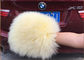 Gant de lavage de longue de Merino de gant de station de lavage de peau de mouton voiture véritable de laine fournisseur