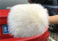 La longue laine de cheveux de peau de mouton de gant mou fait main de station de lavage pour l'éraflure libèrent fournisseur