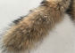 Le vrai équilibre de collier de fourrure de raton laveur de Brown anti-rétrécissement chauffent pour le manteau d'hiver de femmes fournisseur