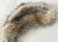 le collier de fourrure de rechange de raton laveur de taille de 70*20cm protégeant du vent chauffent pour des vêtements fournisseur