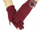 Les dames ont adapté les gants aux besoins du client micro de tissu de velours de la mode des femmes pour des écrans d'iphone fournisseur