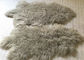 Tissu mongol de fourrure d'agneau tibétain pour le gris de carreau 60 * 90cm fournisseur