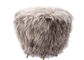 Longue couverture de tabouret de laine de fourrure de cheveux bouclés du Thibet de fourrure naturelle mongole véritable d'agneau fournisseur