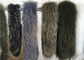 Les colliers velus de cous de raton laveur d'extra large, chauffent le collier teint de fourrure de rechange de manteau d'hiver  fournisseur