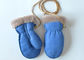 Mitaines véritables confortables chaudes de peau de mouton de bébés garçon/filles avec le ruban pour l'hiver fournisseur