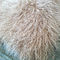 Coussin mongol de laine d'agneau de long de cheveux de peau de mouton vrai de moutons oreiller bouclé de fourrure fournisseur