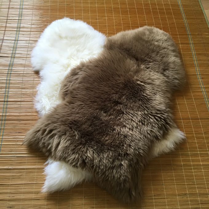 Doux épais confortable de couverture australienne décorative de peau de mouton de salon pour le bébé