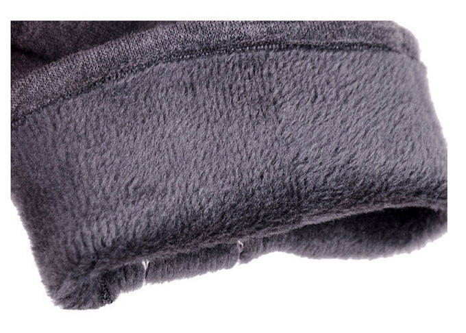 Gants de l'ouatine des femmes micro de velours, gants mous de Smatouch avec la doublure de fourrure