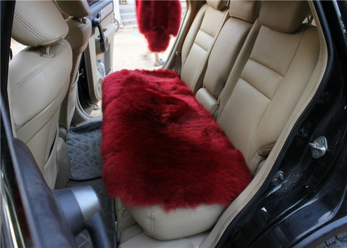 La chaise de basculage de laine d'agneau de peluche amortit 40*40cm, protections molles de peau de mouton pour des fauteuils roulants 