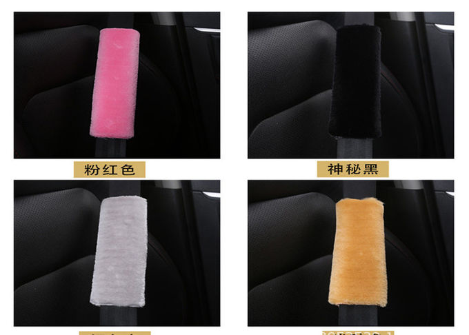Assortiment universel lavable de couverture de ceinture de sécurité De peau de mouton de laine d'OEM 20mm doucement profondément