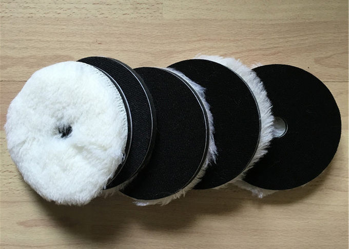 Biens haute sécurité de forme ronde de protection de polonais de laine de 6 pouces pour l'entretien automobile