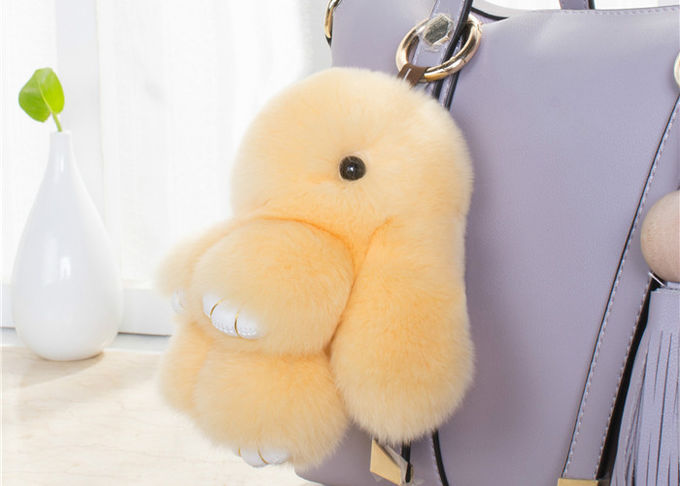 Fourrure pendante mignonne portative Keychain de lapin pour des accessoires de voiture/sac