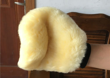 Chine Couleur beige de Merino de laine de gant mou court véritable de lavage pour réduire des éraflures fournisseur