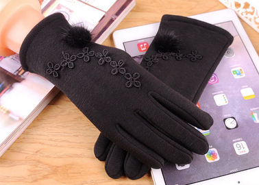 Chine Gants compatibles d'écran tactile de cru de femmes de peluche 40-60cm pour l'hiver extérieur fournisseur