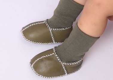 Chine Doubles chaussures de bébé de peau de mouton de visage fournisseur