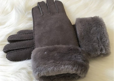 Chine Gants de couture d'hiver de fourrure d'agneau de dames de femmes de main de gants de peau de mouton de Shearling fournisseur