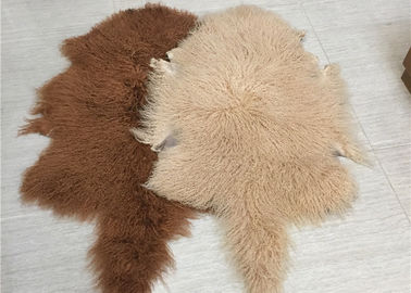 Chine Vraie couverture mongole grise 20&quot; de peau de mouton X35 » pour les couvertures à la maison de jet de sofa fournisseur