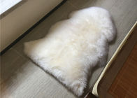 Anti glissement de Shearling de couverture australienne blanche ene ivoire de peau de mouton pour les tapis d'intérieur de plancher