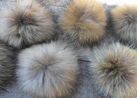 Le collier de fourrure de raton laveur de tissu de satin a adapté la couleur/taille aux besoins du client pour des accessoires de Karpa de veste