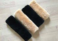Type universel de peau de mouton de laine de l'Australie de couverture de luxe de ceinture de sécurité pour les épaules protectrices