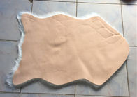 Couverture pelucheuse de fourrure de Faux de salon à la maison, petit tapis blanc de fourrure de Faux d'anti glissement 