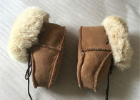 Chaussures de bébé véritables de peau de mouton, bottes d'hiver pour le nourrisson/enfant en bas âge