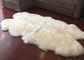 Grand petit tapis blanc en ivoire 4 de laine de l'Australie de vraie couverture de peau de mouton x 6 peau de pi 4 fournisseur