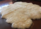 Laine australienne blanche de Merino de couverture de peau de mouton de longs cheveux pour des jets de salon fournisseur