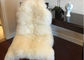 Longue laine de Merino de vraie couverture blanche décorative à la maison de peau de mouton forme naturelle de 60 x de 90cm  fournisseur