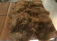 La vraie peau de mouton Brown foncé de l'Australie a teint la longue couverture épaisse de tapis de laine de l'Australie fournisseur