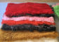 Couverture mongole teinte de peau de mouton de peau molle de couleur 60 *120cm pour des chaussures de vêtement fournisseur