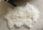 Vraie peau de laine de peau de mouton de couverture de laine de jet de neige de plancher blanc véritable mongol de région fournisseur